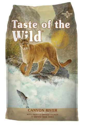 Taste Of The Wild Trucha Y Salmon Gato Canyon River 32/16 5lbs-Alimento Para Gato