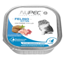 Nupec Cluster Kitten 16 pzs- Alimento Húmedo Para Gato