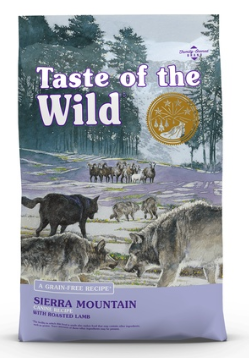 Taste Of The Wild Cordero Adulto Sierra Mountain 25/15 5lbs-Alimento Para Perro