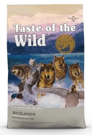 Taste Of The Wild Pato Adulto Wetlands 32/18 14lbs-Alimento Para Perro
