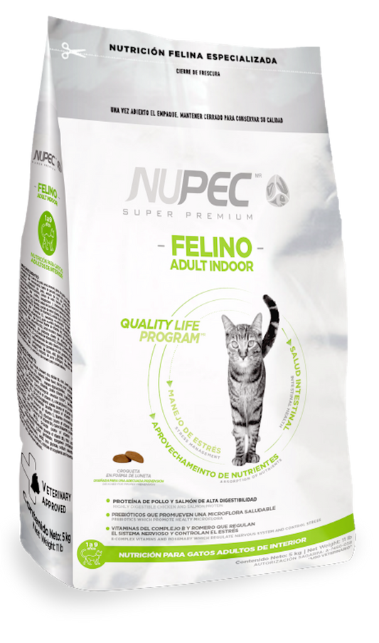 Nupec Felino Indoor 1.5kg- Alimento Para Gato