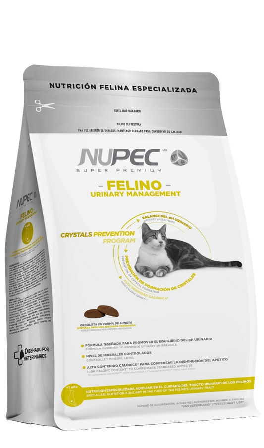 Nupec Felino Urinary 3kg- Alimento Para Gato