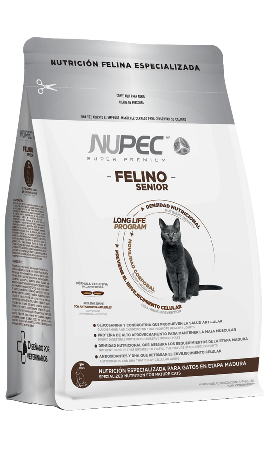 Nupec Felino Senior 3kg- Alimento Para Gato