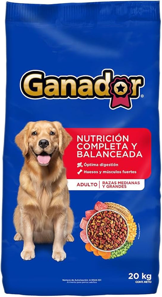 Ganador Adulto 20kg-Alimento Para Perro