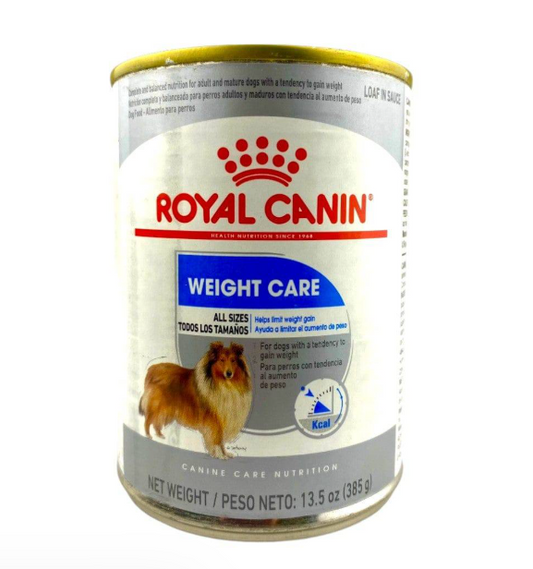 Lata Royal Canin Weight Care All Sizes in Loaf 385g - 1 pzs