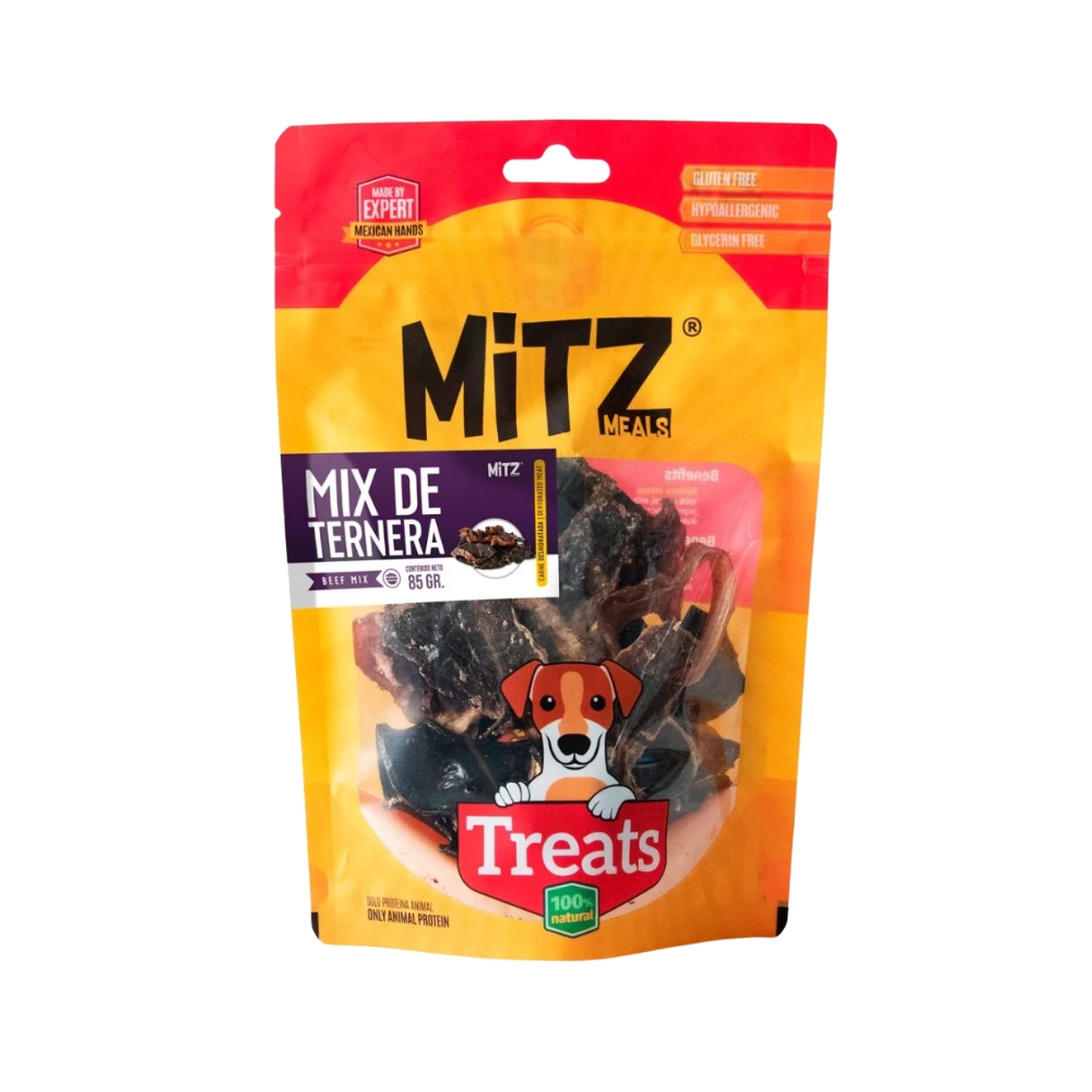 Mitz Meals - Premios Para Perro Mix De Ternera 60 G