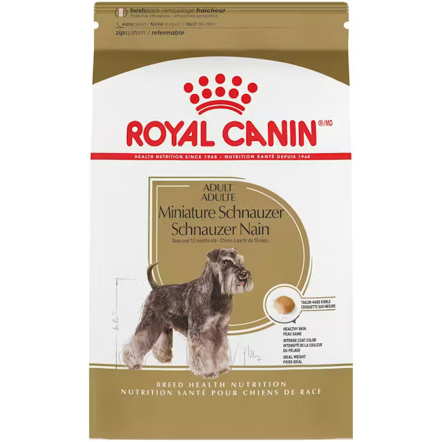 Royal Canin Miniature Schnauzer 4.54 Kg- Alimento Para Perro