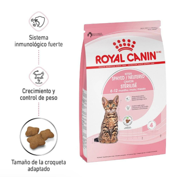 Royal Canin Kitten Spayed/Neutered 1.14kg - Alimento Para Gato