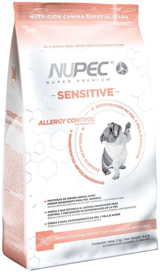 Nupec Sensitive 15kg- Alimento Para Perro