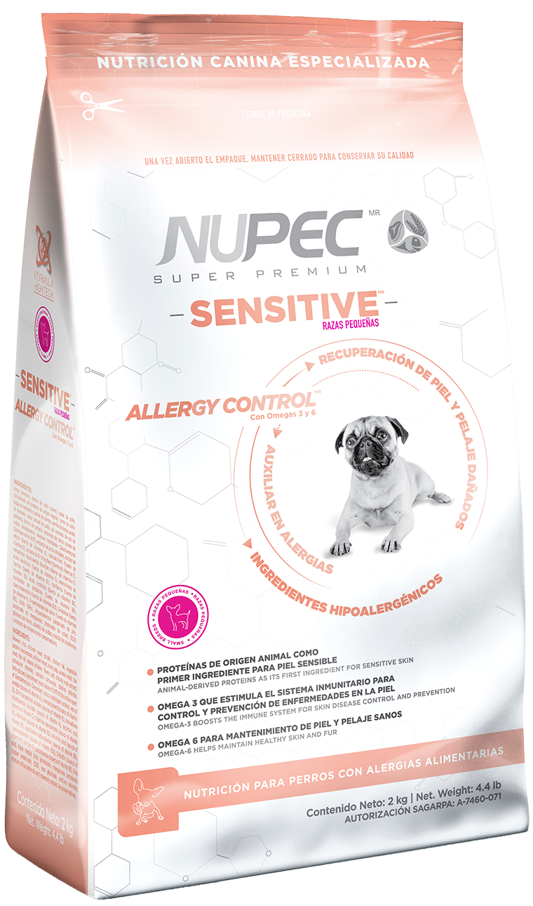 Nupec Sensitive Razas Pequeñas 2kg- Alimento Para Perro