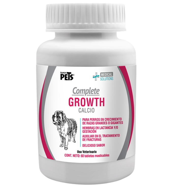 MS Complete Growth Calcio p/Perros 60 Tab
