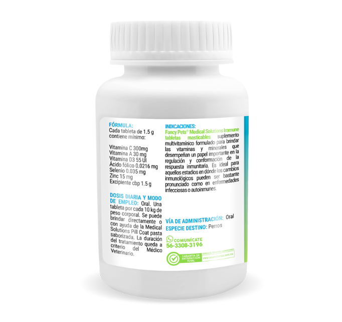 MS Immune Tabletas Masticables p/Perros 60 Tab