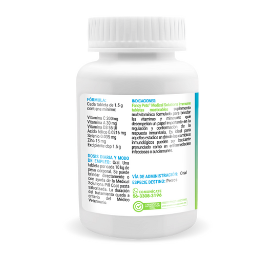 MS Immune Tabletas Masticables p/Perros 60 Tab