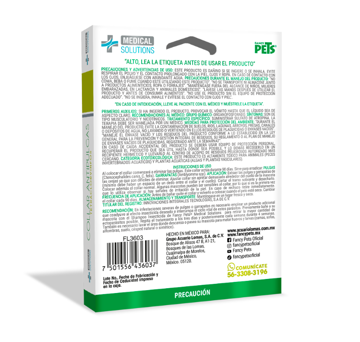 MS Collar Antipulgas p/Razas Medianas (51 cm)