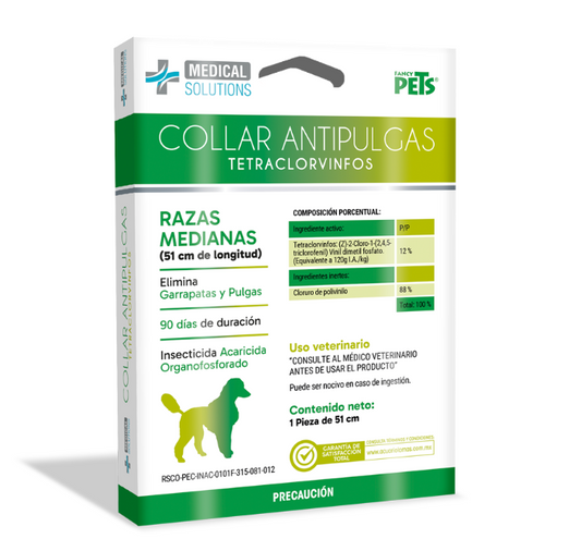 MS Collar Antipulgas p/Razas Medianas (51 cm)