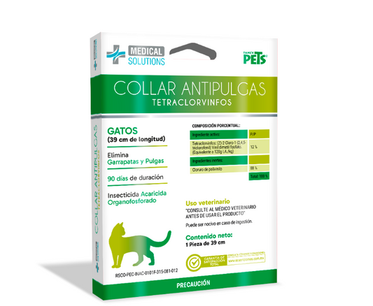 MS Collar Antipulgas p/Gato (39 cm)